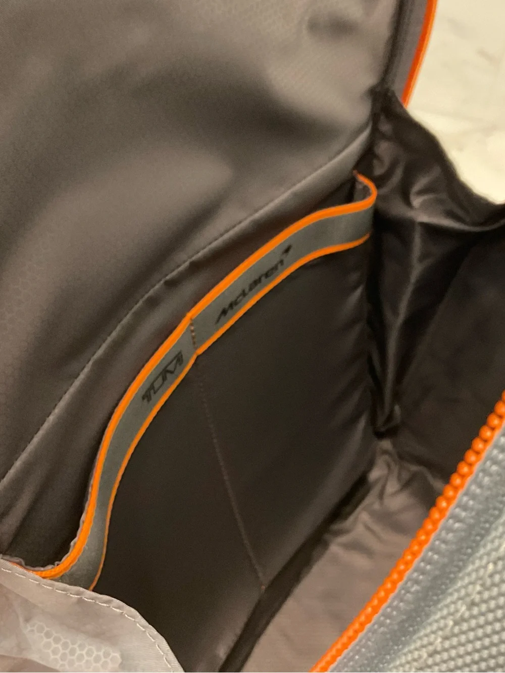 NEW Tumi McLaren PADDOCK 18.0” HTLS Polyester Laptop Backpack - SUPER GRAY